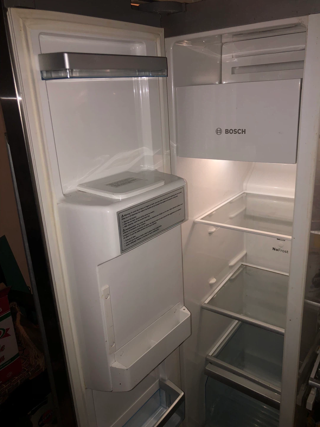 Bosch Stainless Steel Side-by-Side Refrigerator - photo 2