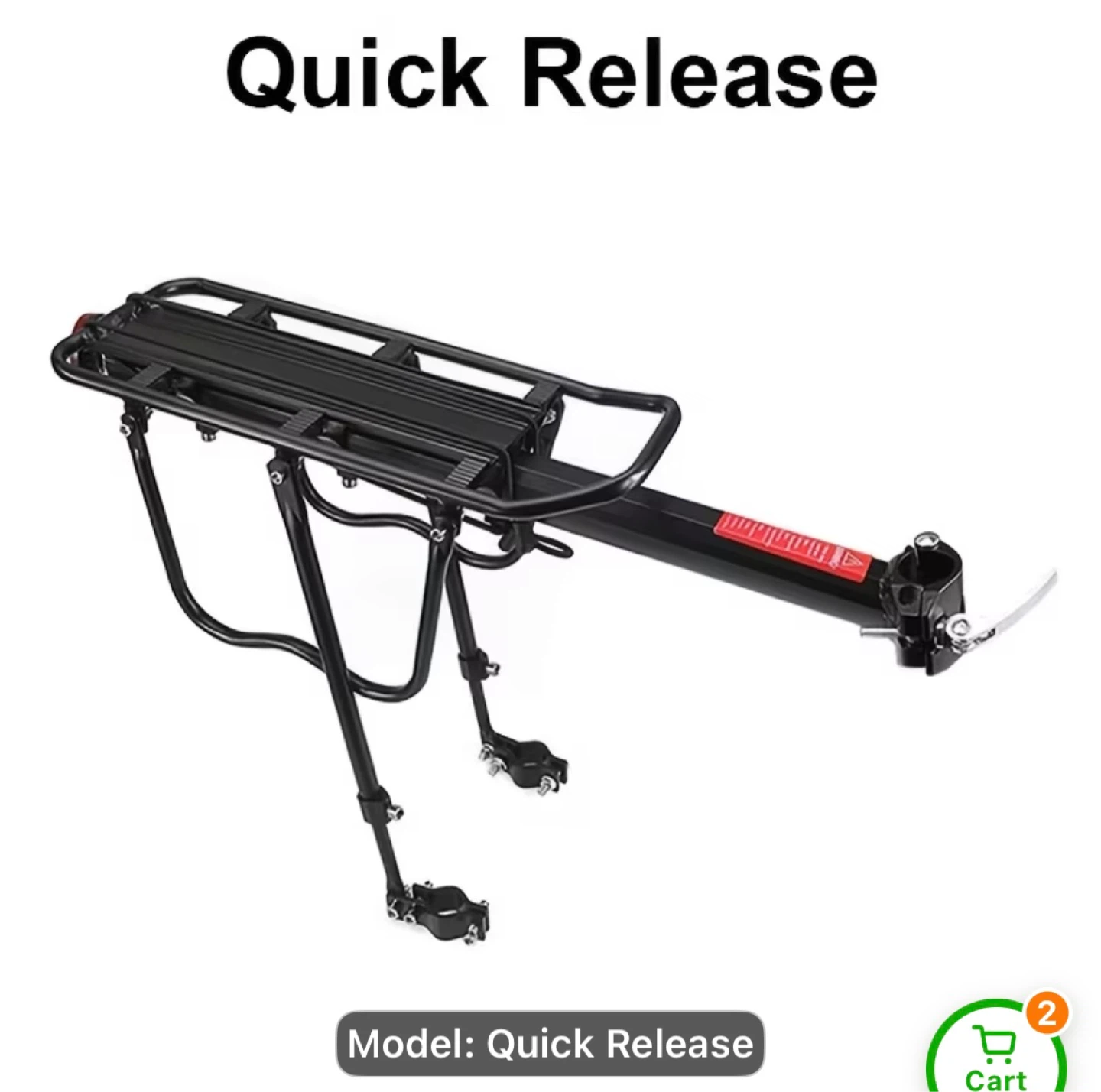 Quick Release Bicycle Rear Rack