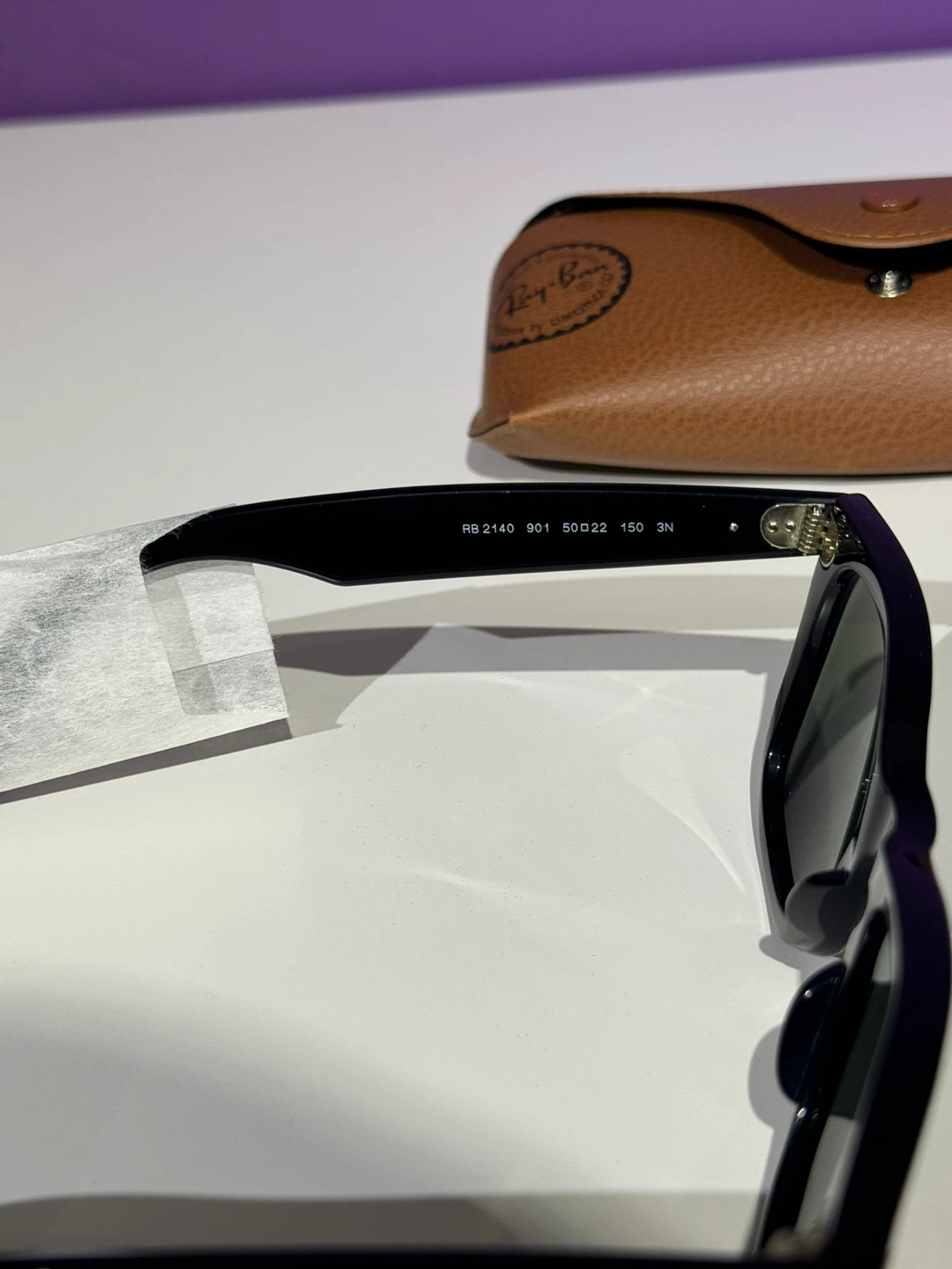 Ray-Ban Wayfarer Sunglasses RB2140 Black - photo 3
