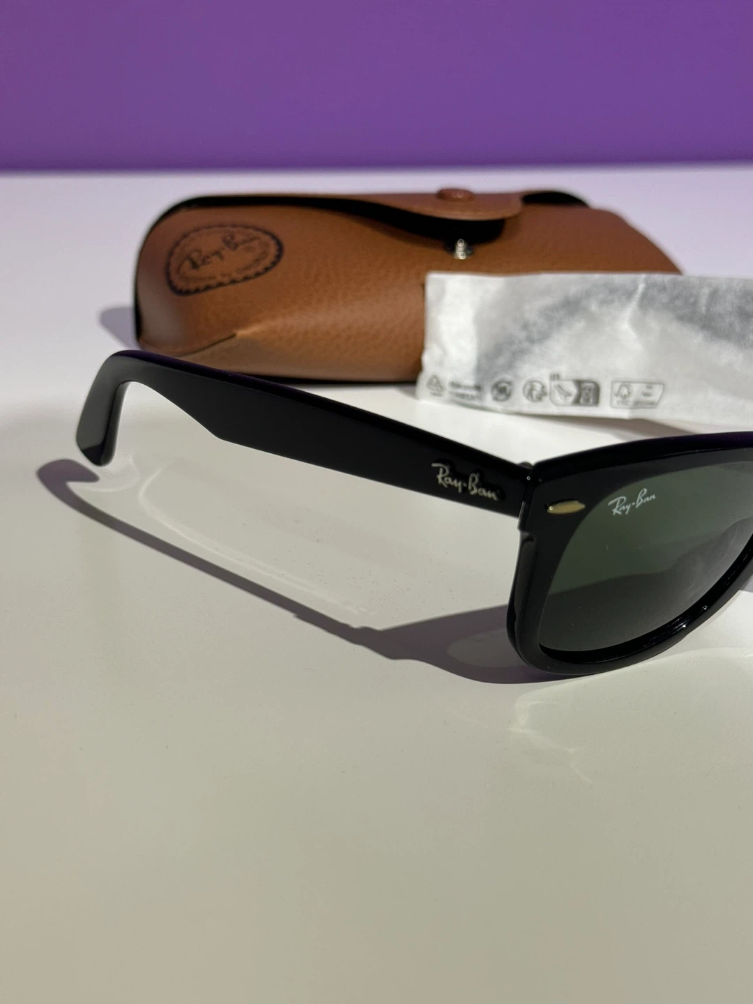 Ray-Ban Wayfarer Sunglasses RB2140 Black - photo 5