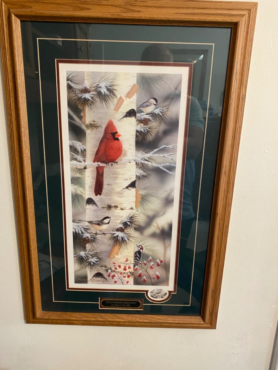 Mark Dachlin "Feathered Friends I" Framed Print