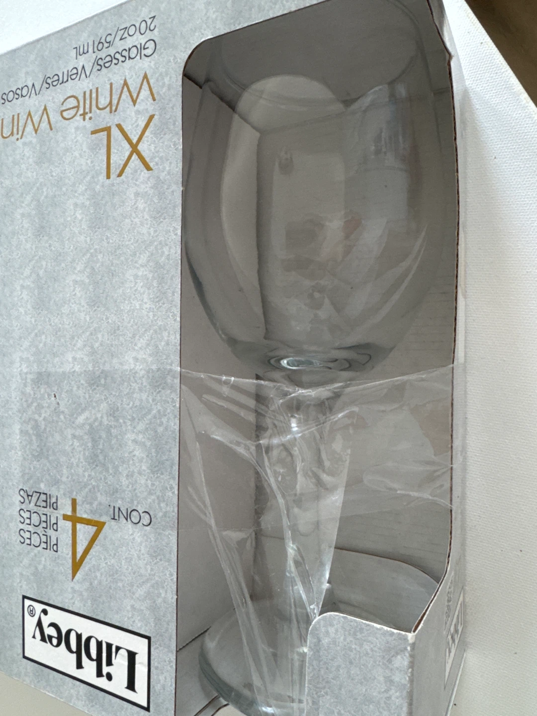 Libbey XL White Wine Glasses (4 Pieces) - photo 2
