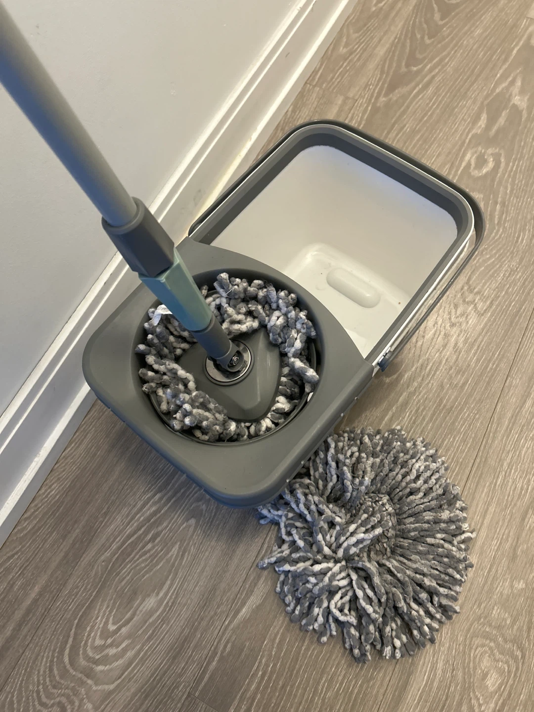 Spin Mop with Bucket and Extra Head - photo 2