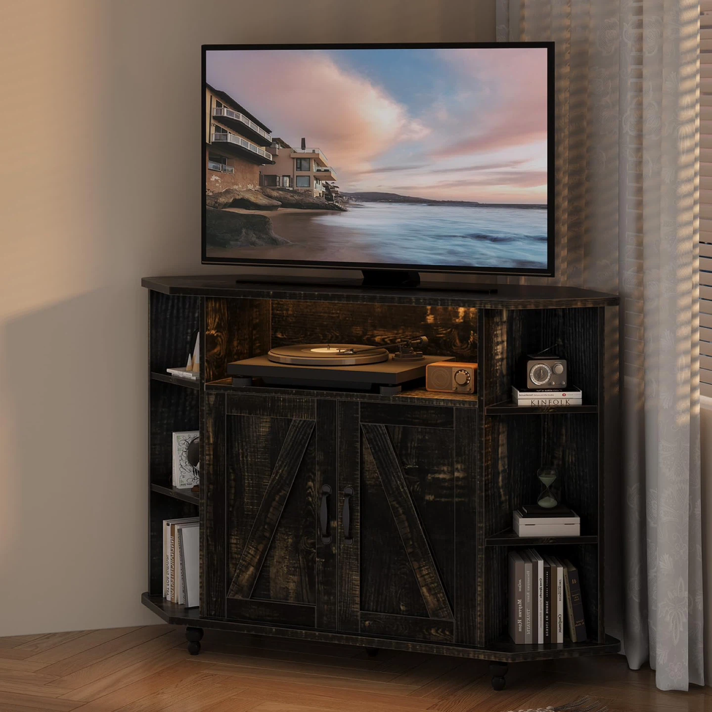 4 EVER WINNER Corner TV Stand- 50 Inch TV - photo 5