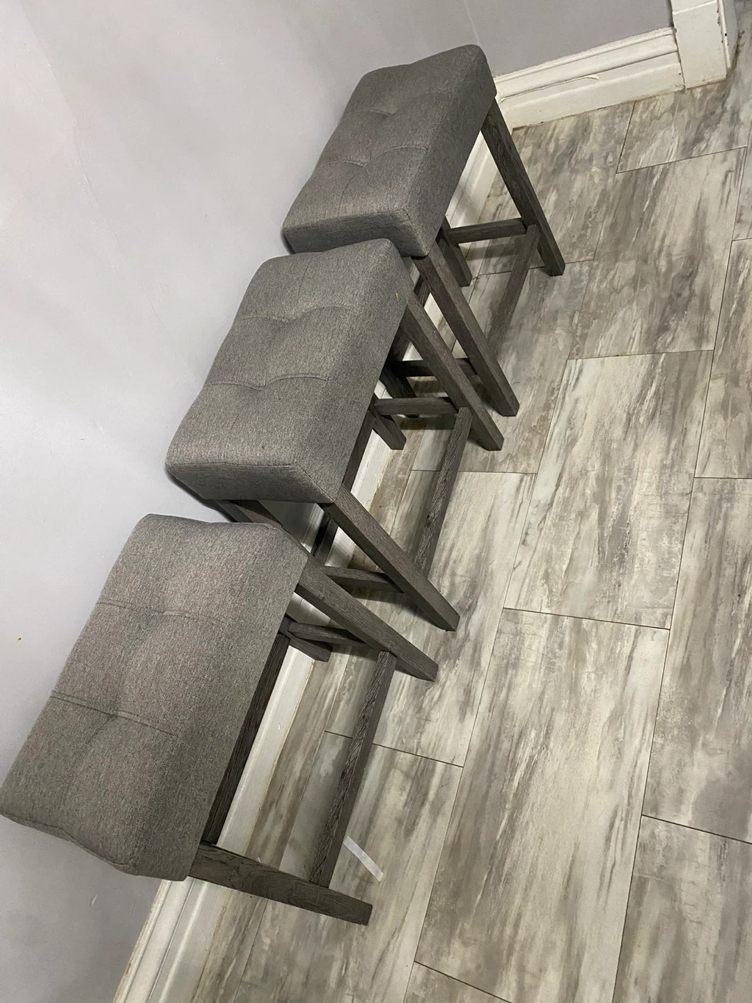 Set de 3 bancos - photo 2