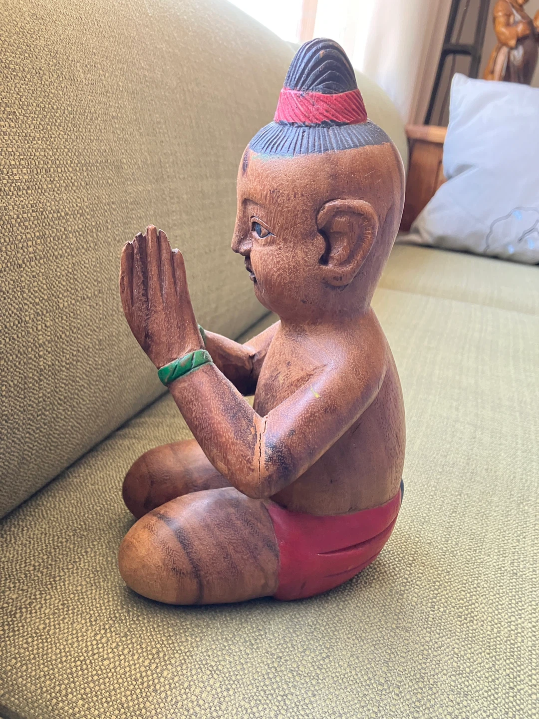 Vintage Thailand Praying Boy - photo 2