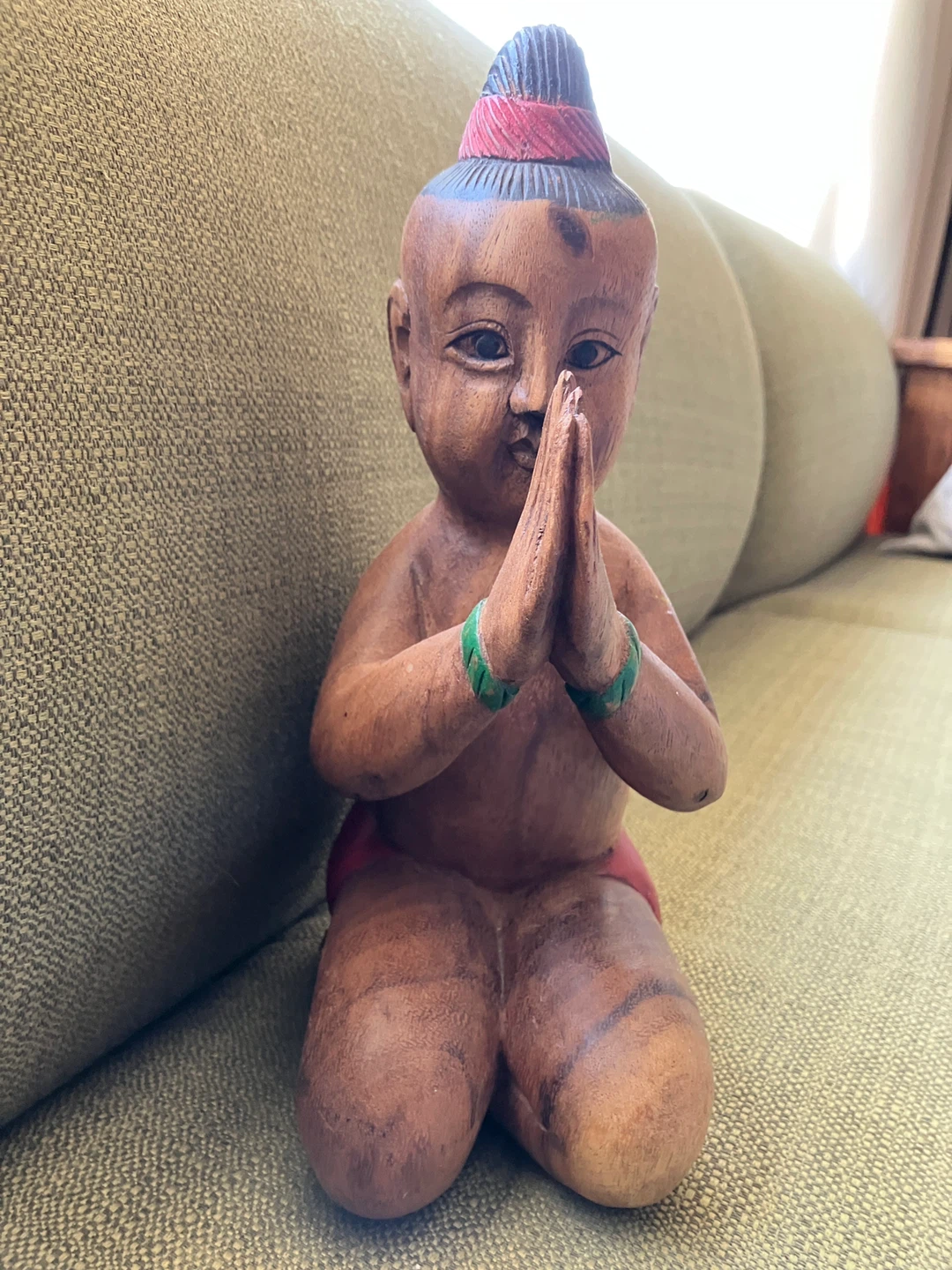 Vintage Thailand Praying Boy