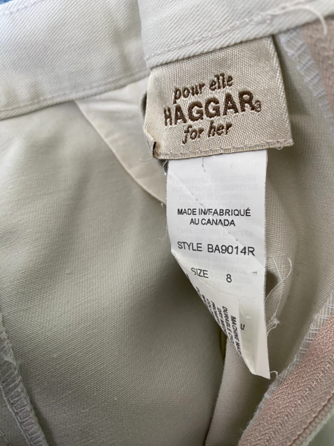 Haggar for Her Beige Pencil Skirt Size 8 - photo 2