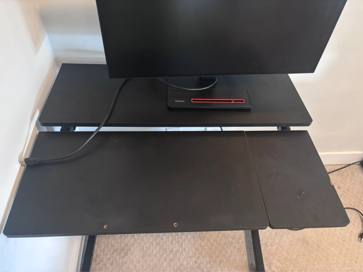 Adjustable Desk with Monitor Shelf - photo 2
