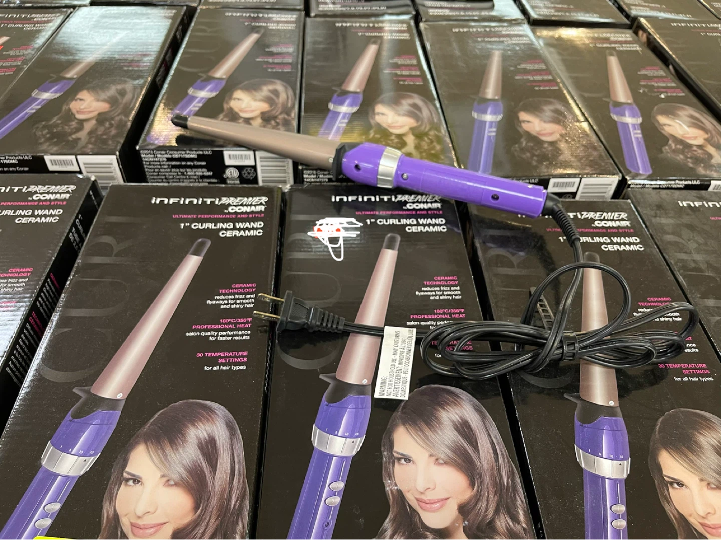Conair InfinitiPro 1" Ceramic Curling Wand