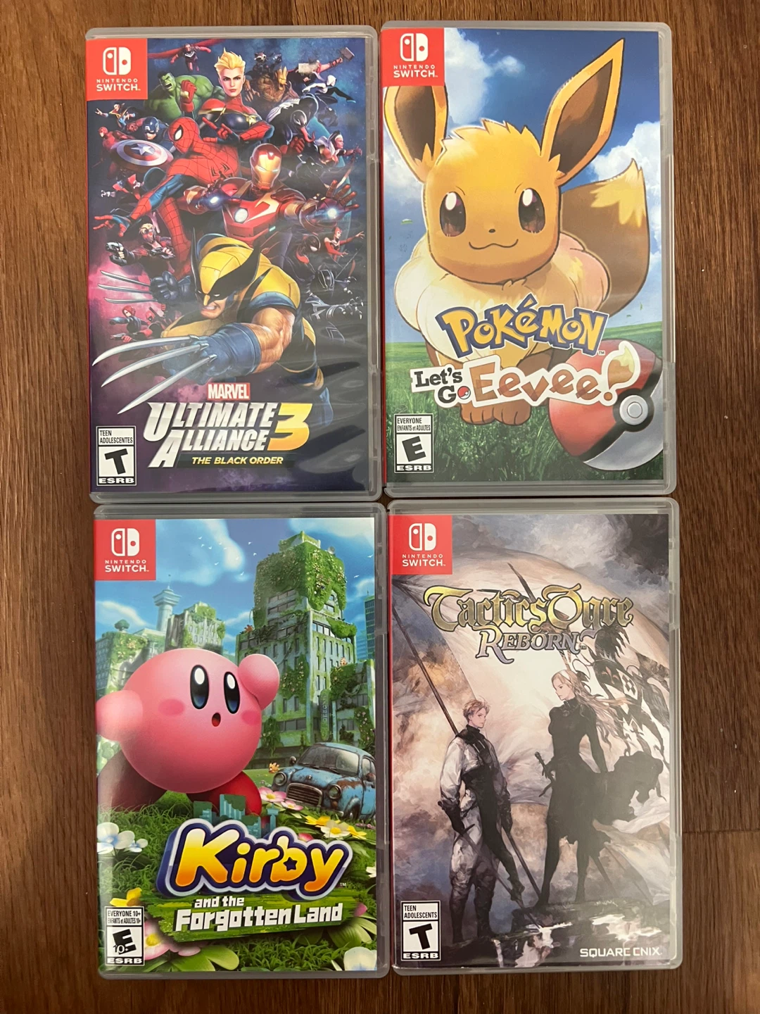 Nintendo Switch Games - Marvel, Pokémon, Kirby, Tactics Ogre