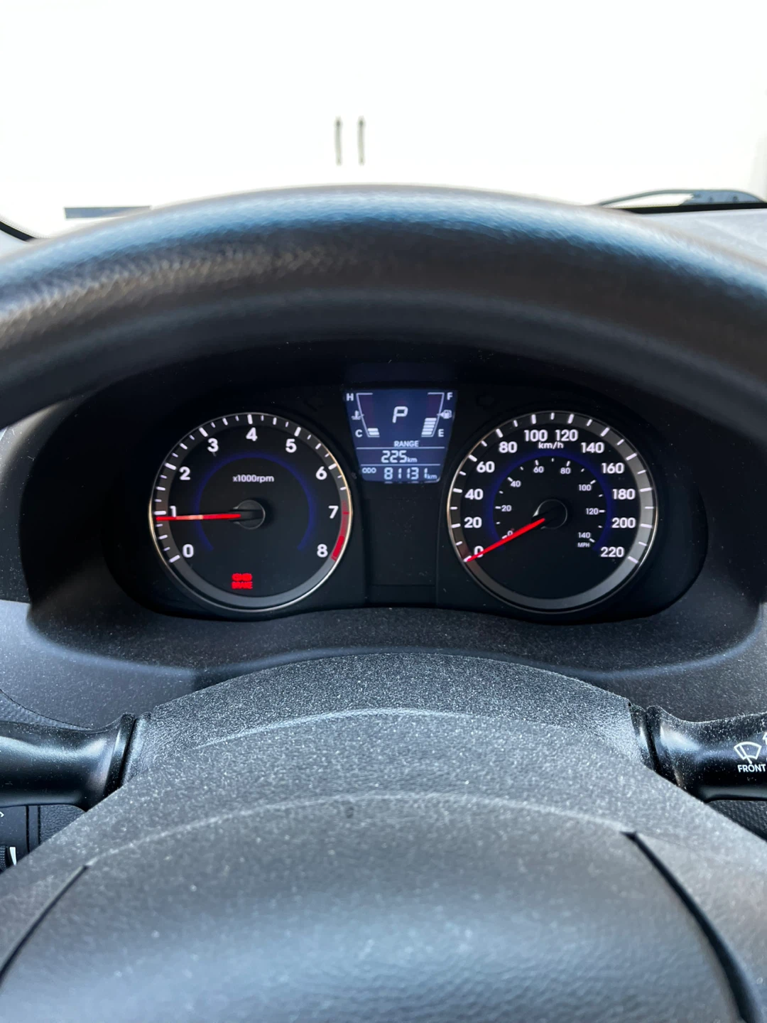 2014 Hyundai Accent Hatchback - Blue - photo 2