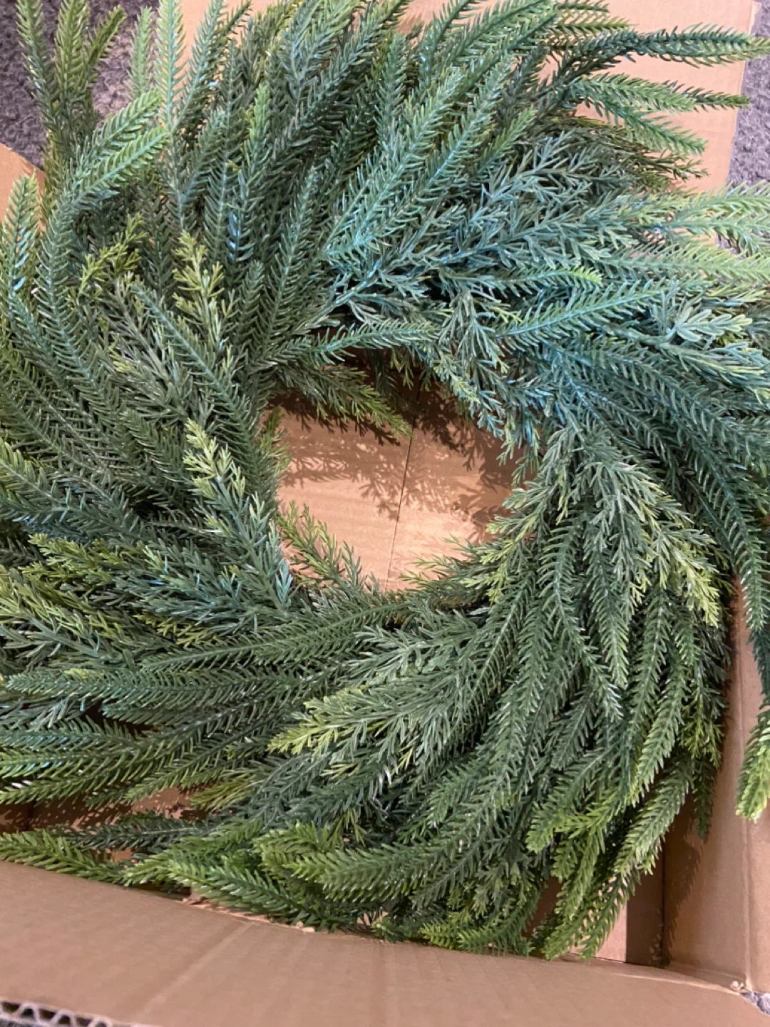 New 20” Norfolk Pine and Cedar Wreath - photo 4