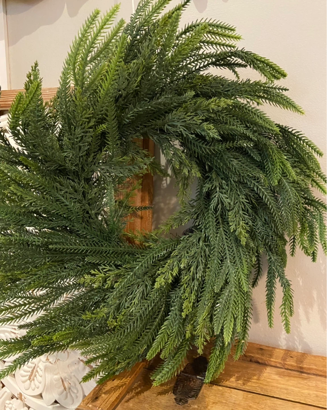 New 20” Norfolk Pine and Cedar Wreath - photo 3