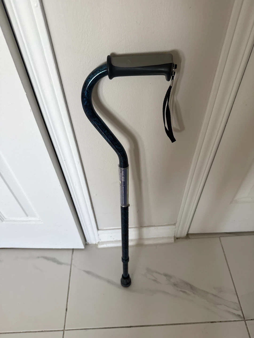 Adjustable Walking Cane with Strap