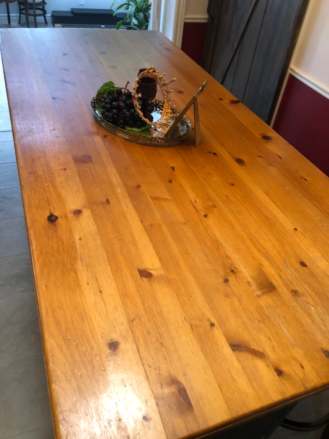 Kitchen table/island with stools - photo 3