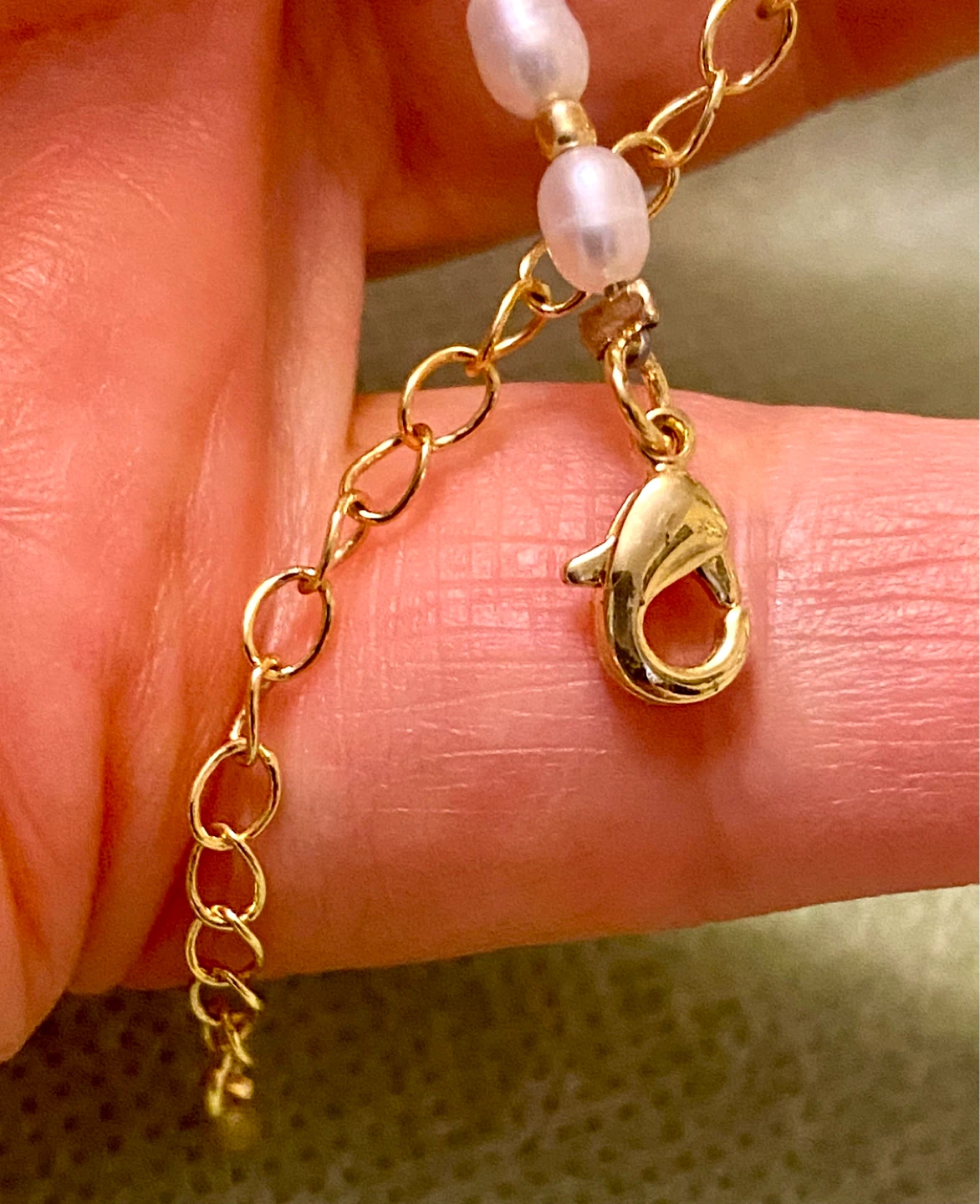 Freshwater Pearl and Gold Beaded Bracelet - photo 5
