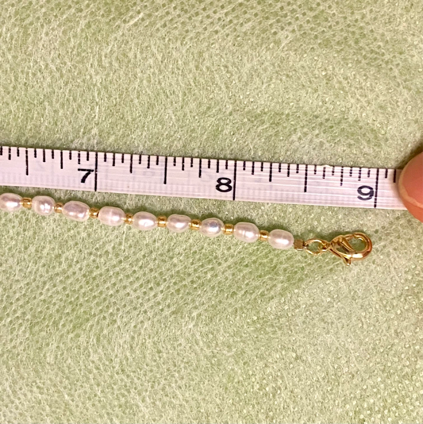 Freshwater Pearl and Gold Beaded Bracelet - photo 4