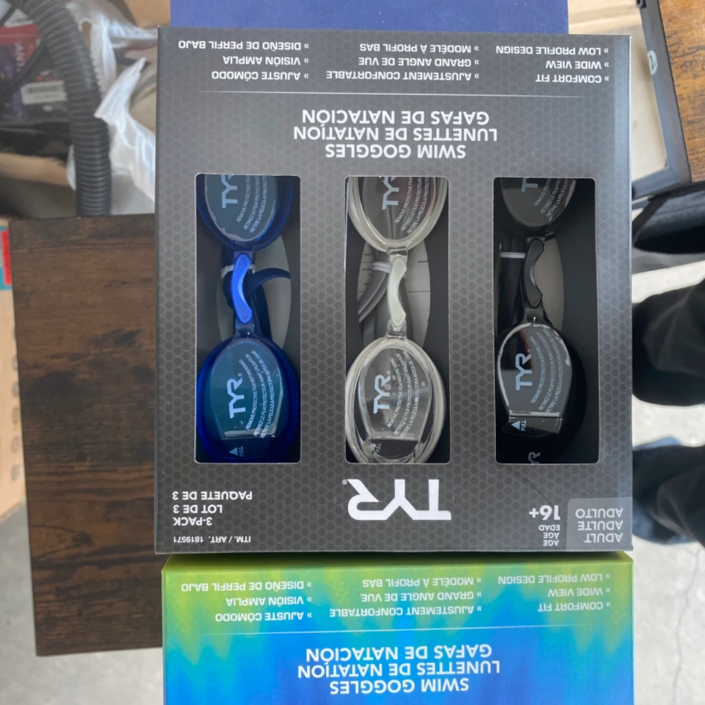 TYR Junior Swim Goggles 3-Pack (New) - photo 2