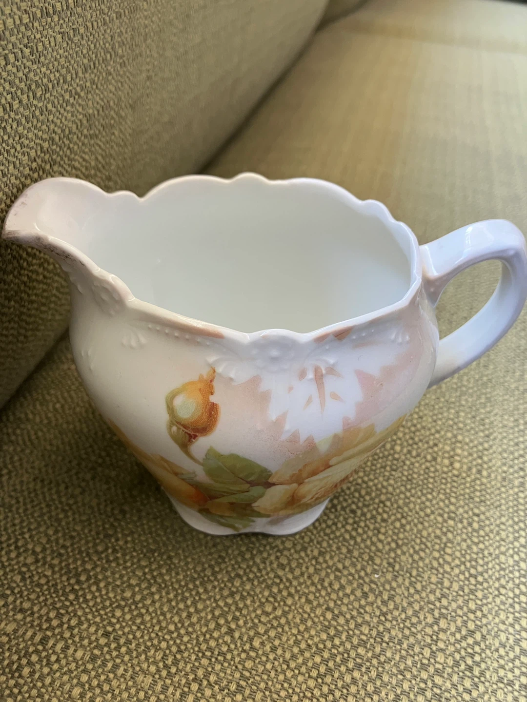 Bavaria Porcelain Creamer Pitcher Floral Design