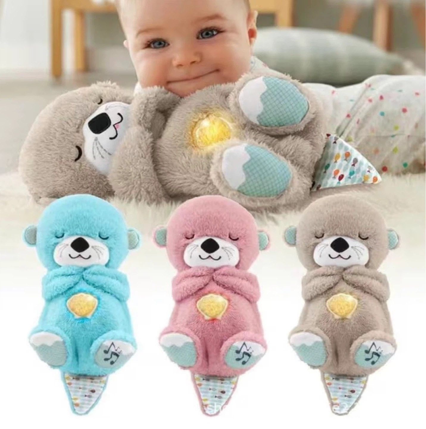 New Fisher-Price Soothing Otter Toy