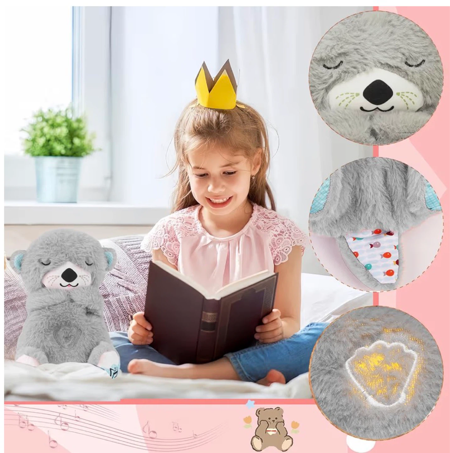 New Fisher-Price Soothing Otter Toy - photo 4