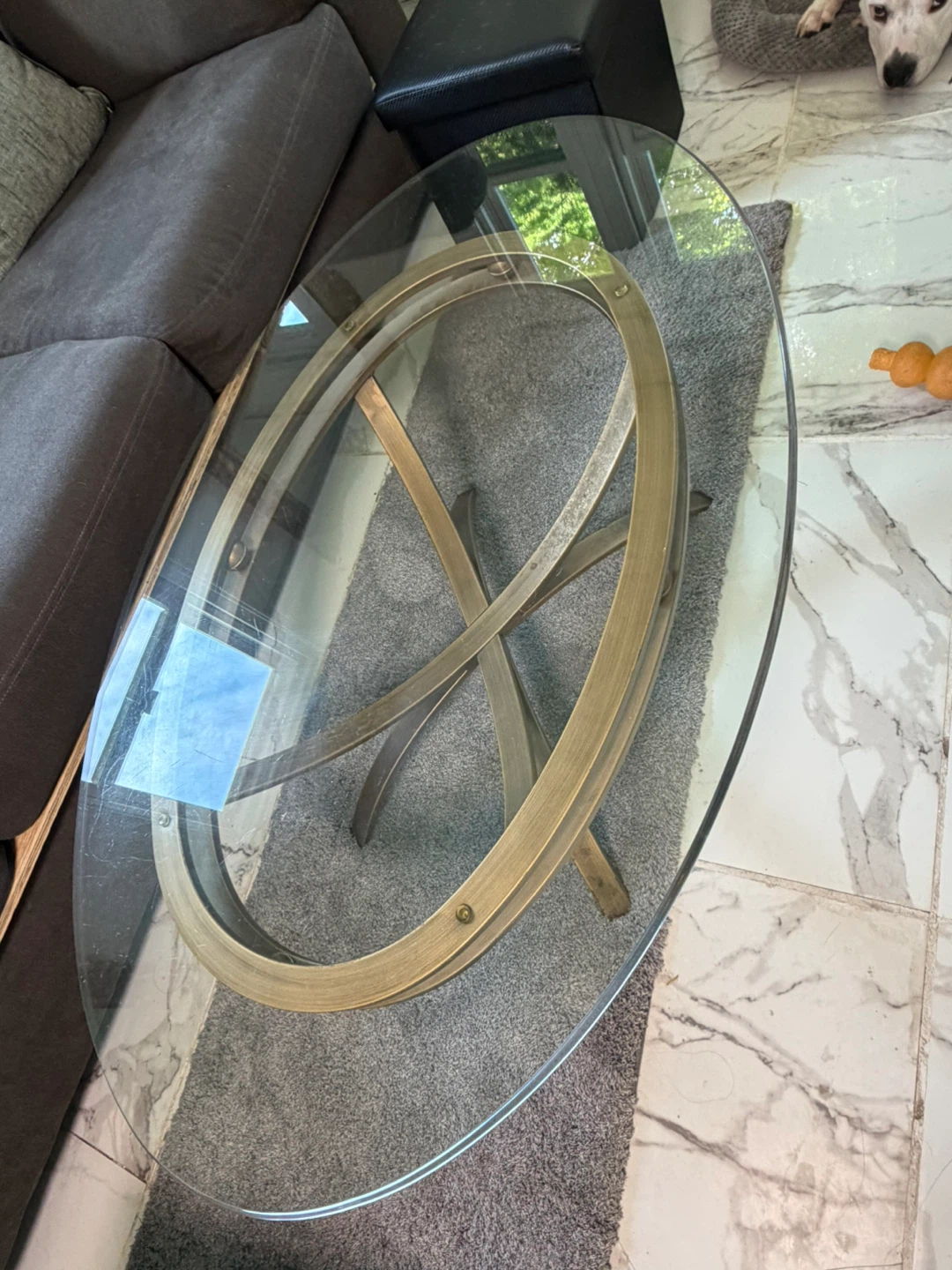 Set of 3 Glass Top Accent Tables - photo 5