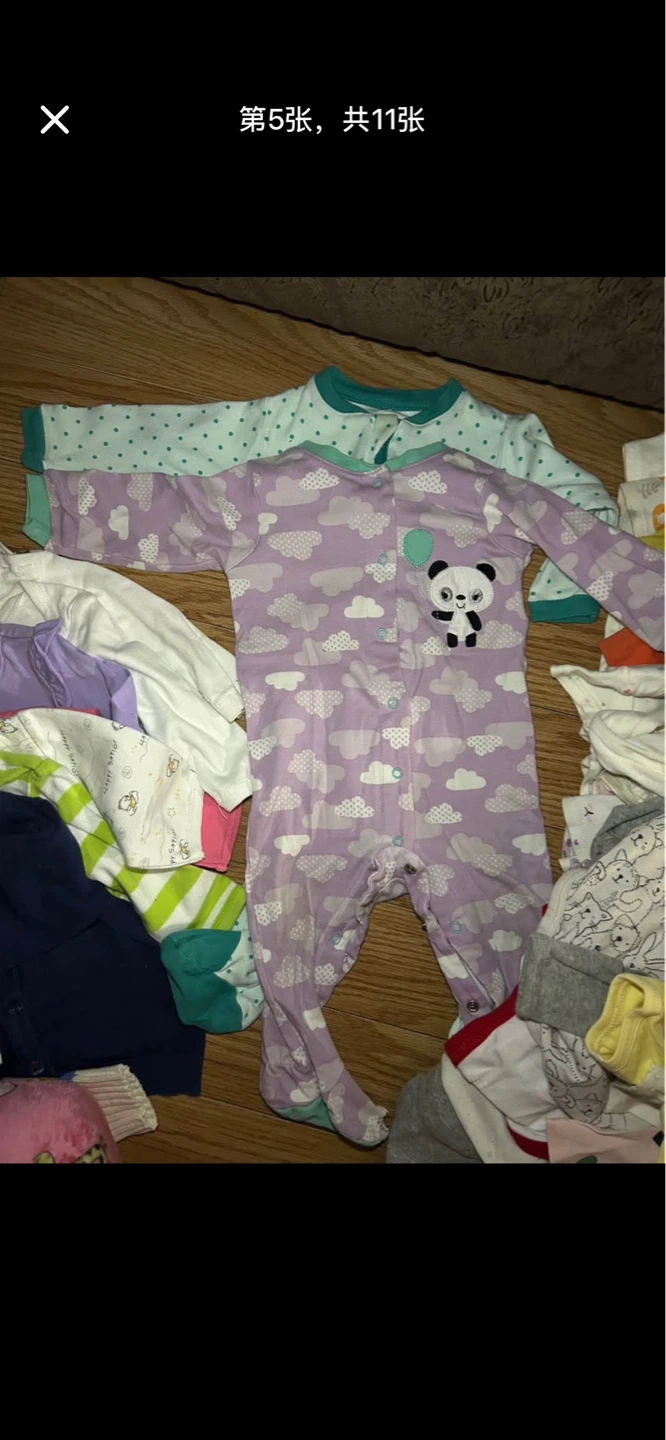 60pcs 3-6M Baby Girl Clothes Bundle - photo 4