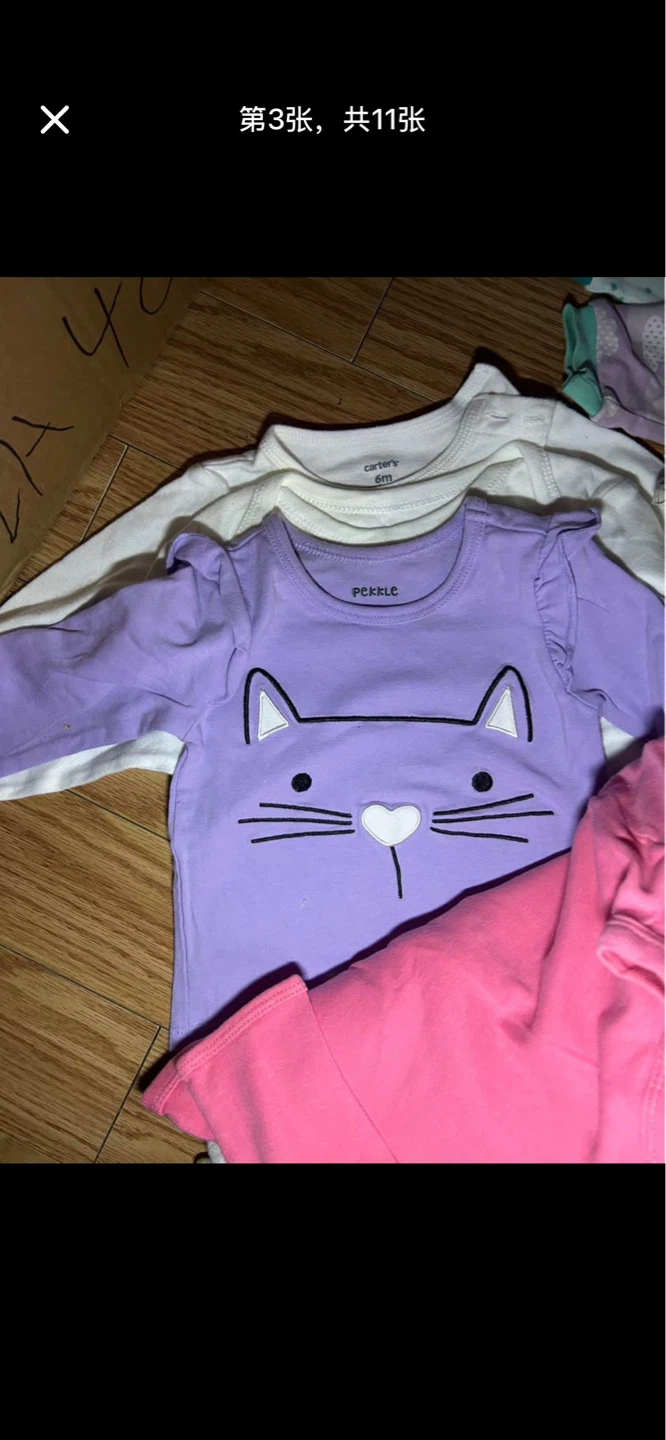 60pcs 3-6M Baby Girl Clothes Bundle - photo 2