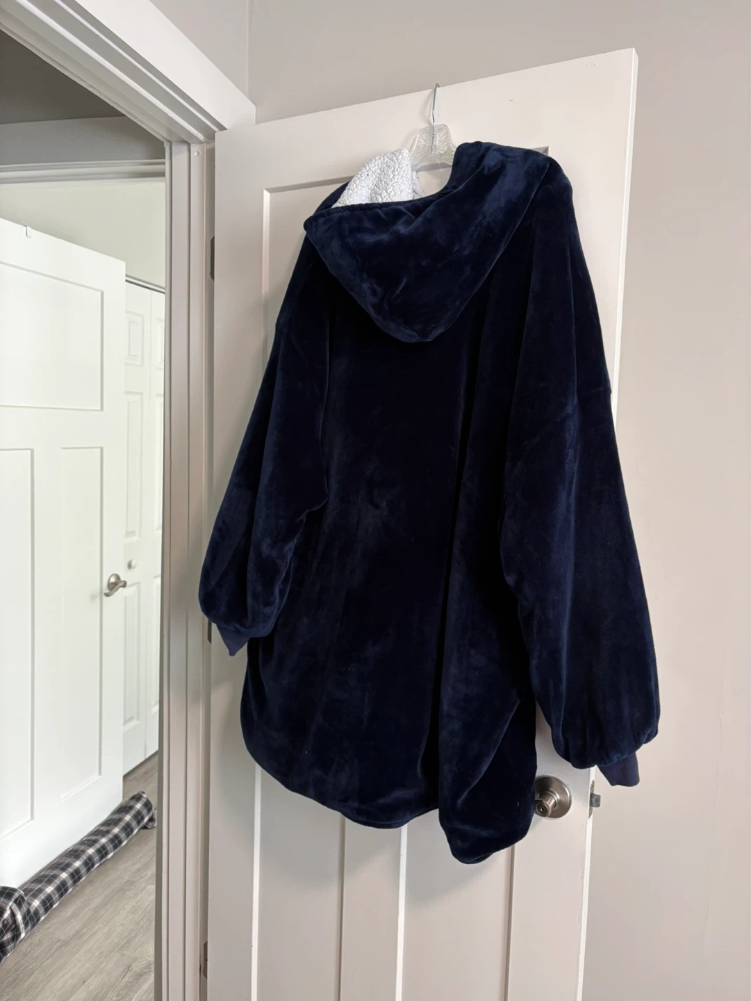 OODIE Brand Navy Blue Hooded Blanket Sweatshirt - photo 2