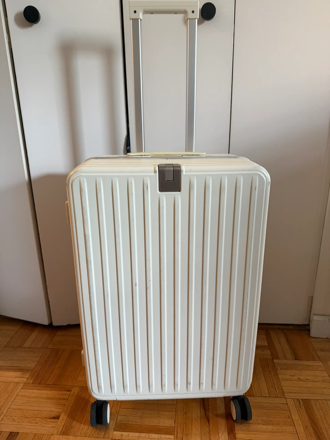 White Hardside Carry-On Luggage