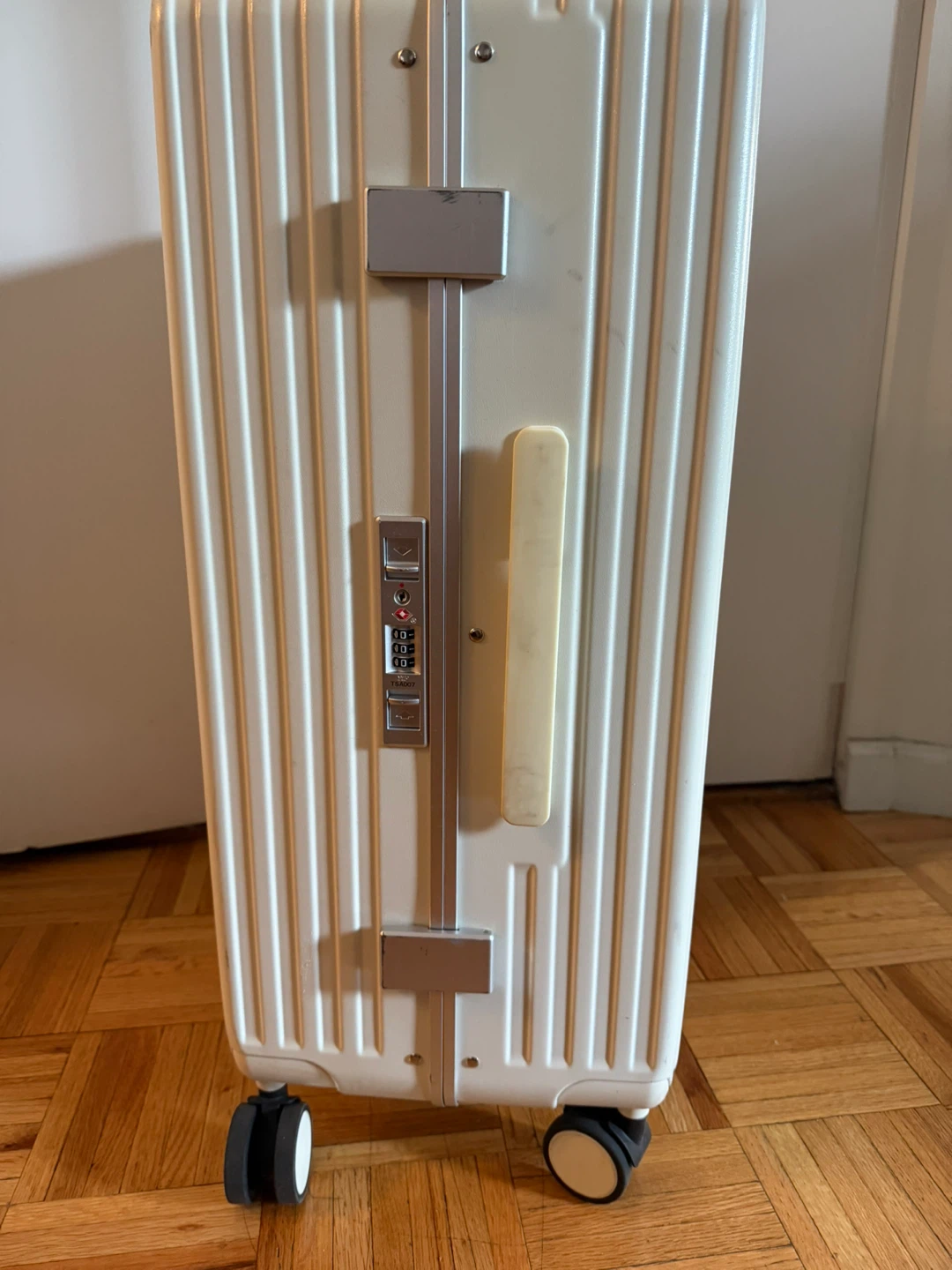 White Hardside Carry-On Luggage - photo 2