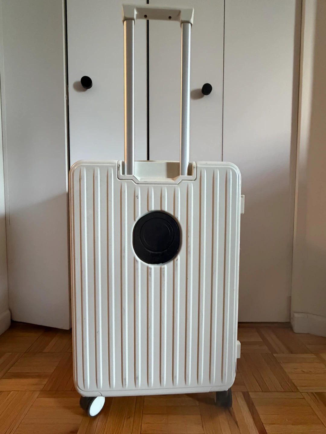 White Hardside Carry-On Luggage - photo 4