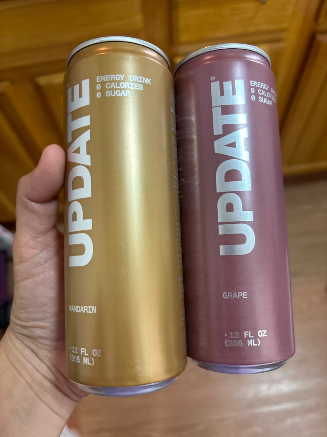 UPDATE Energy Drink - Mandarin & Grape (2x 12oz Cans)