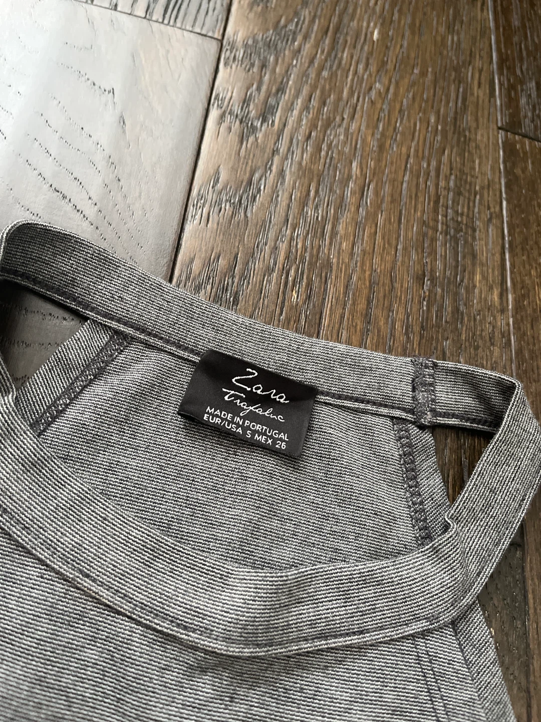 Zara Knit Tops - White & Grey (Size S) - photo 3