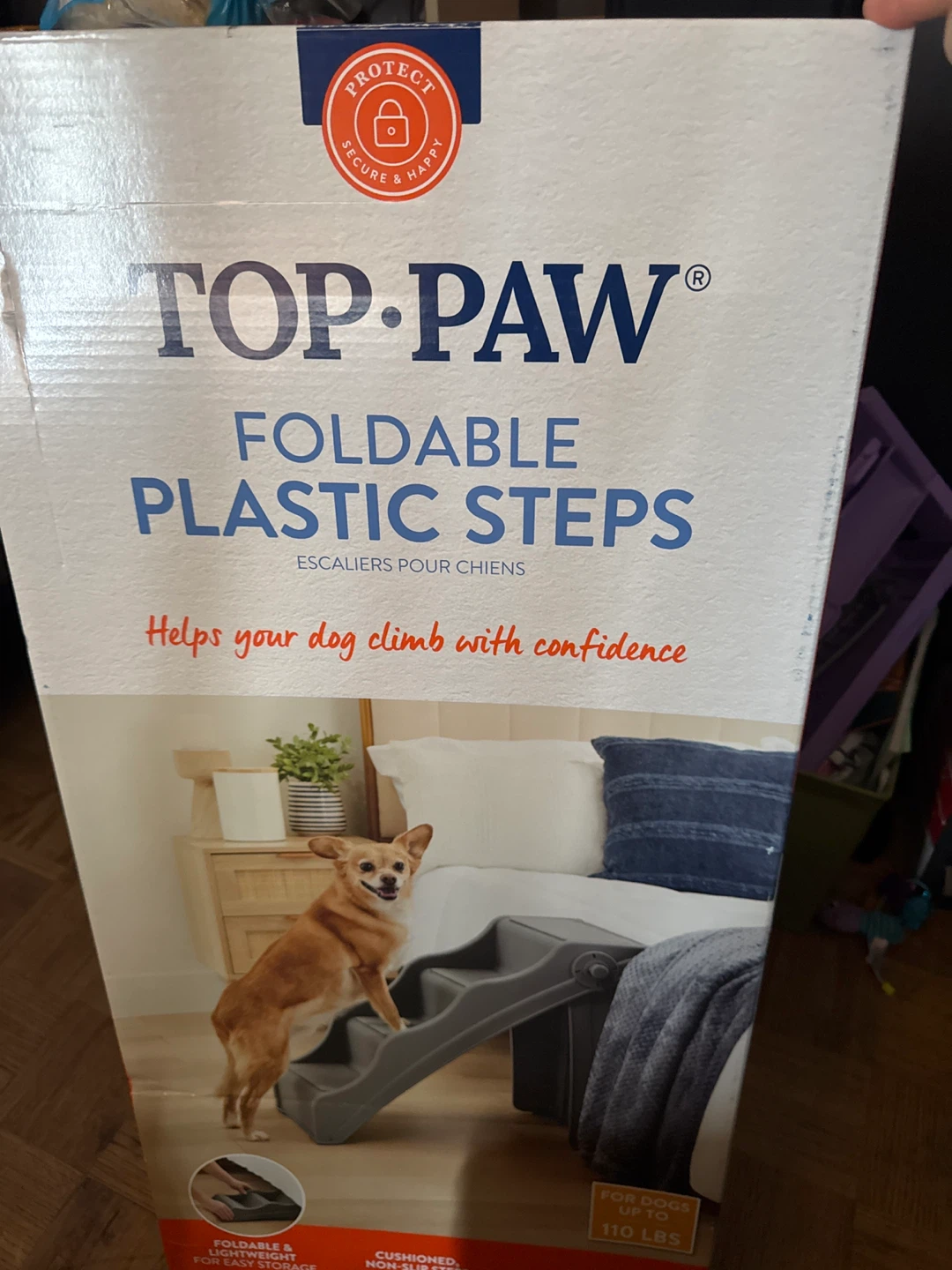Top Paw Foldable Plastic Steps for Dogs