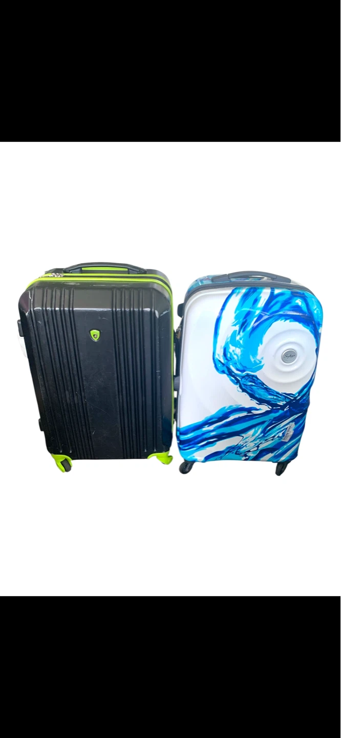 2 Hardshell Suitcases Travel Bags