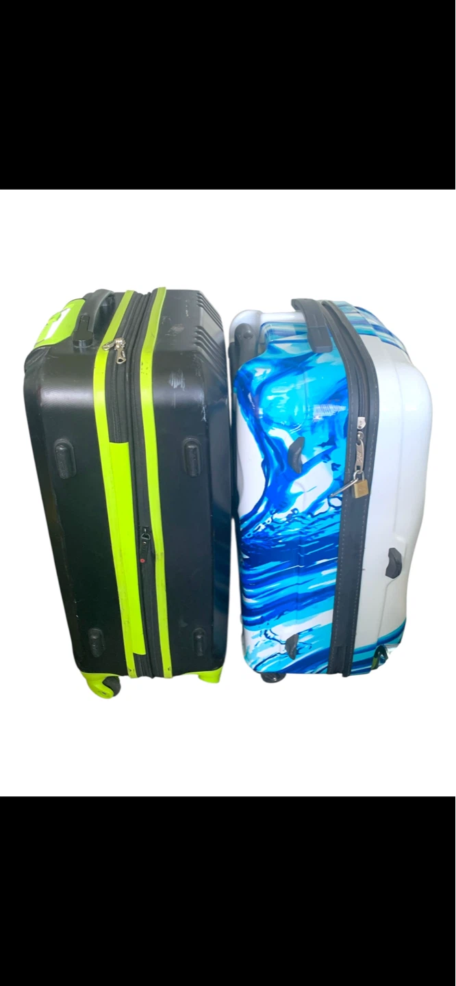 2 Hardshell Suitcases Travel Bags - photo 4