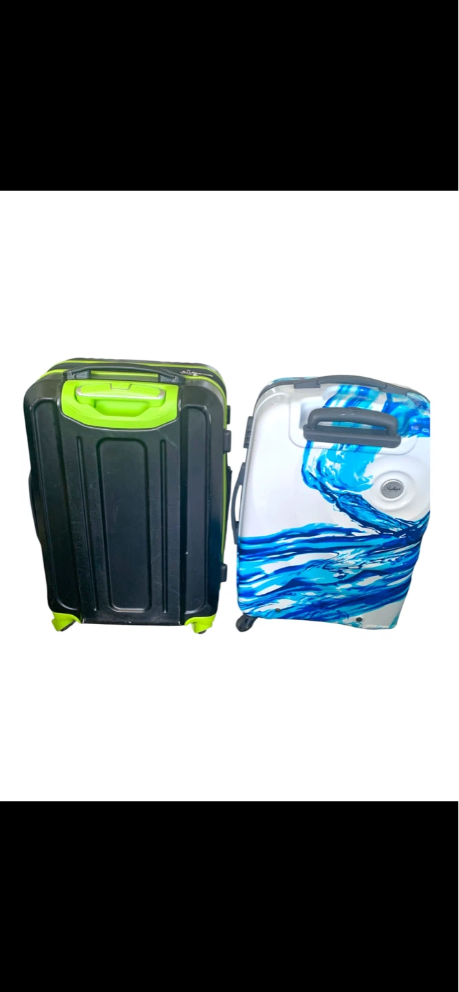 2 Hardshell Suitcases Travel Bags - photo 3