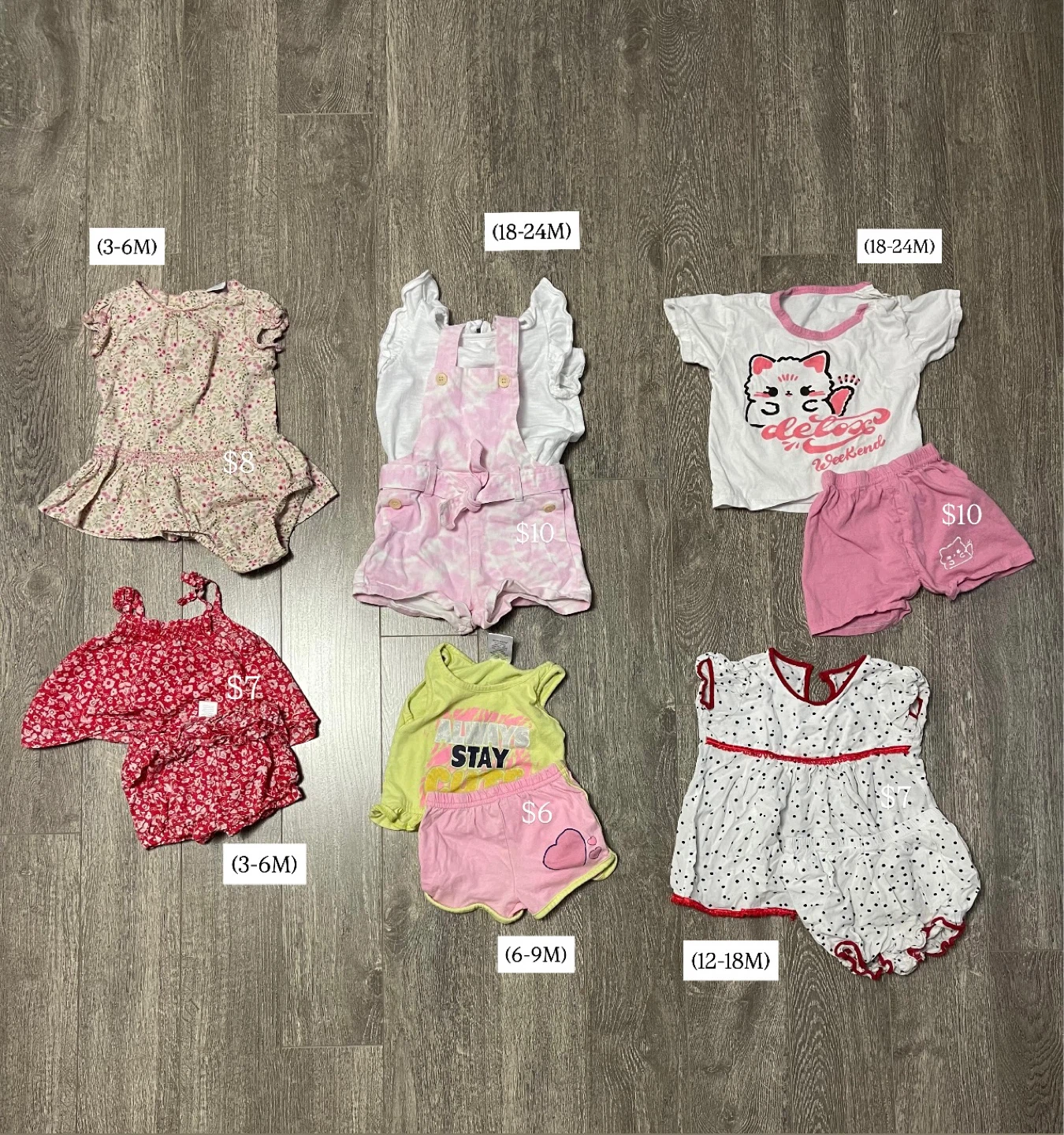 MOVING SALE Baby Clothes 0-24M Rompers Dresses Sets - photo 5