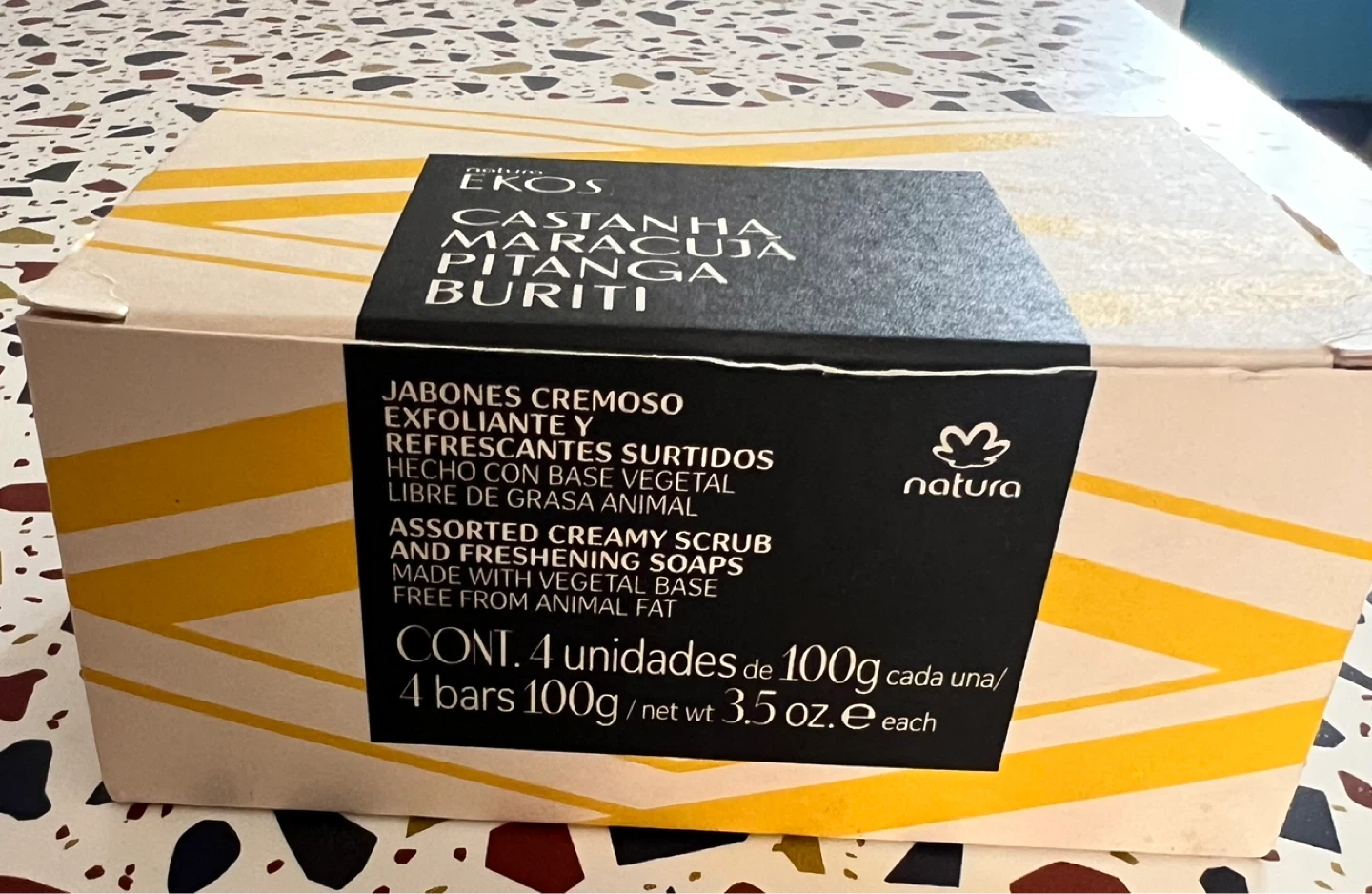 Natura EKOS Assorted Creamy Scrub and Freshening Soaps - 4 bars - photo 4