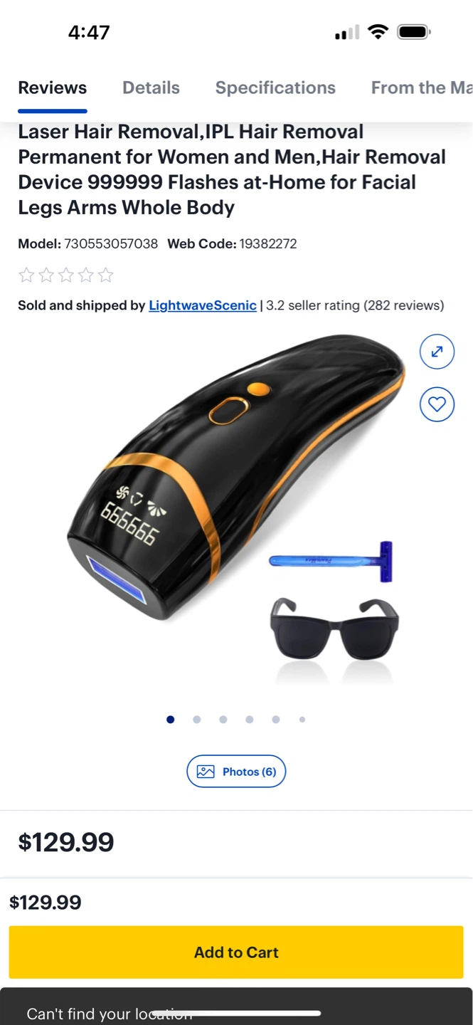 IPL Home Use Hair Removal Device - photo 3