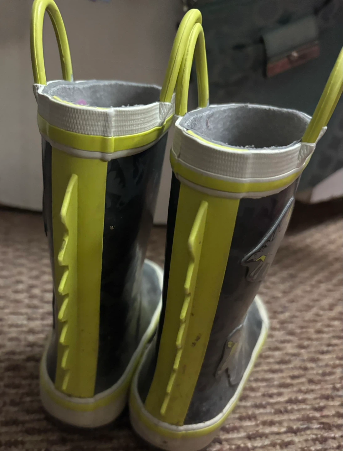 Kids Dinosaur Rain Boots Size 6 - photo 3