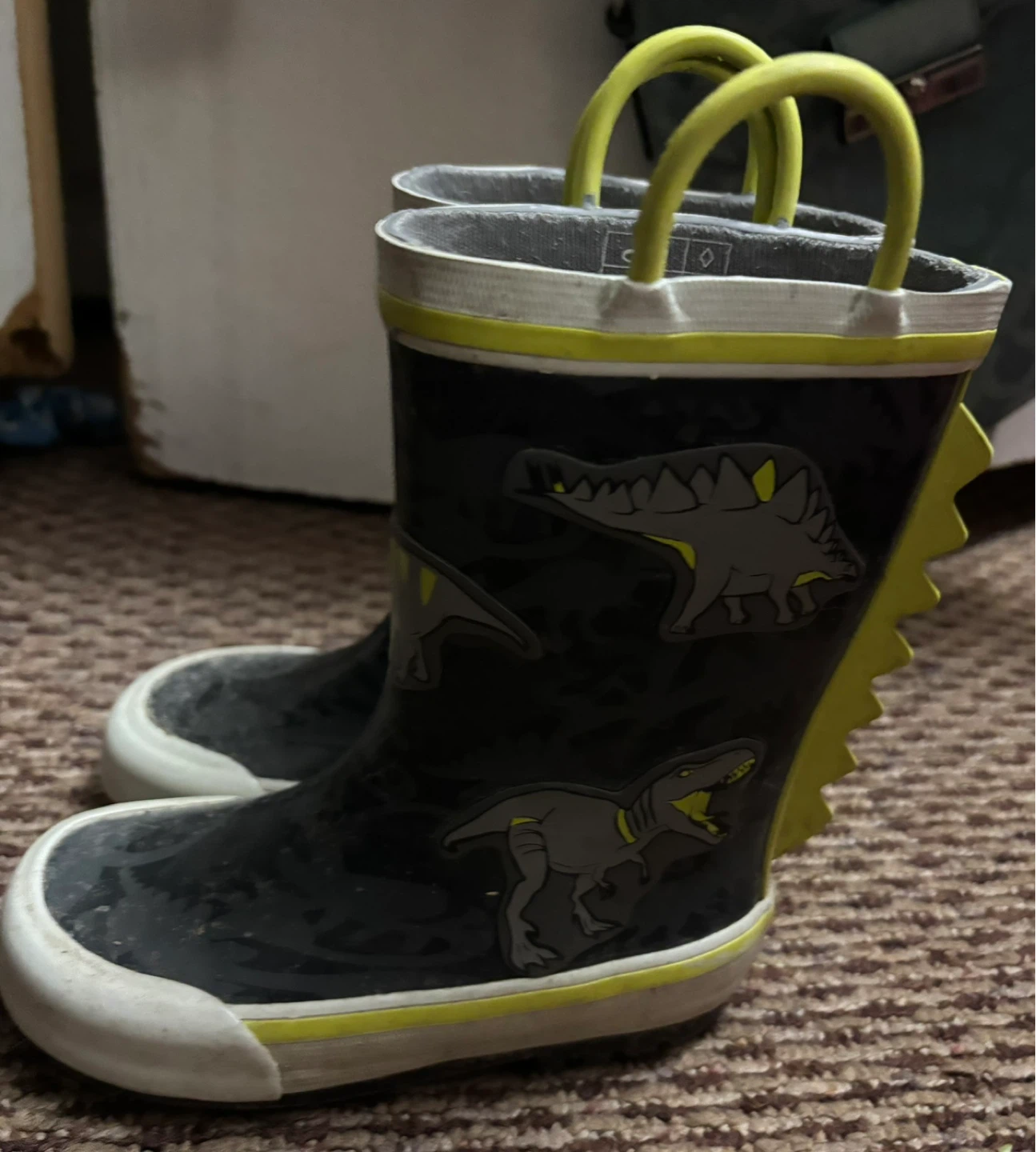 Kids Dinosaur Rain Boots Size 6 - photo 2