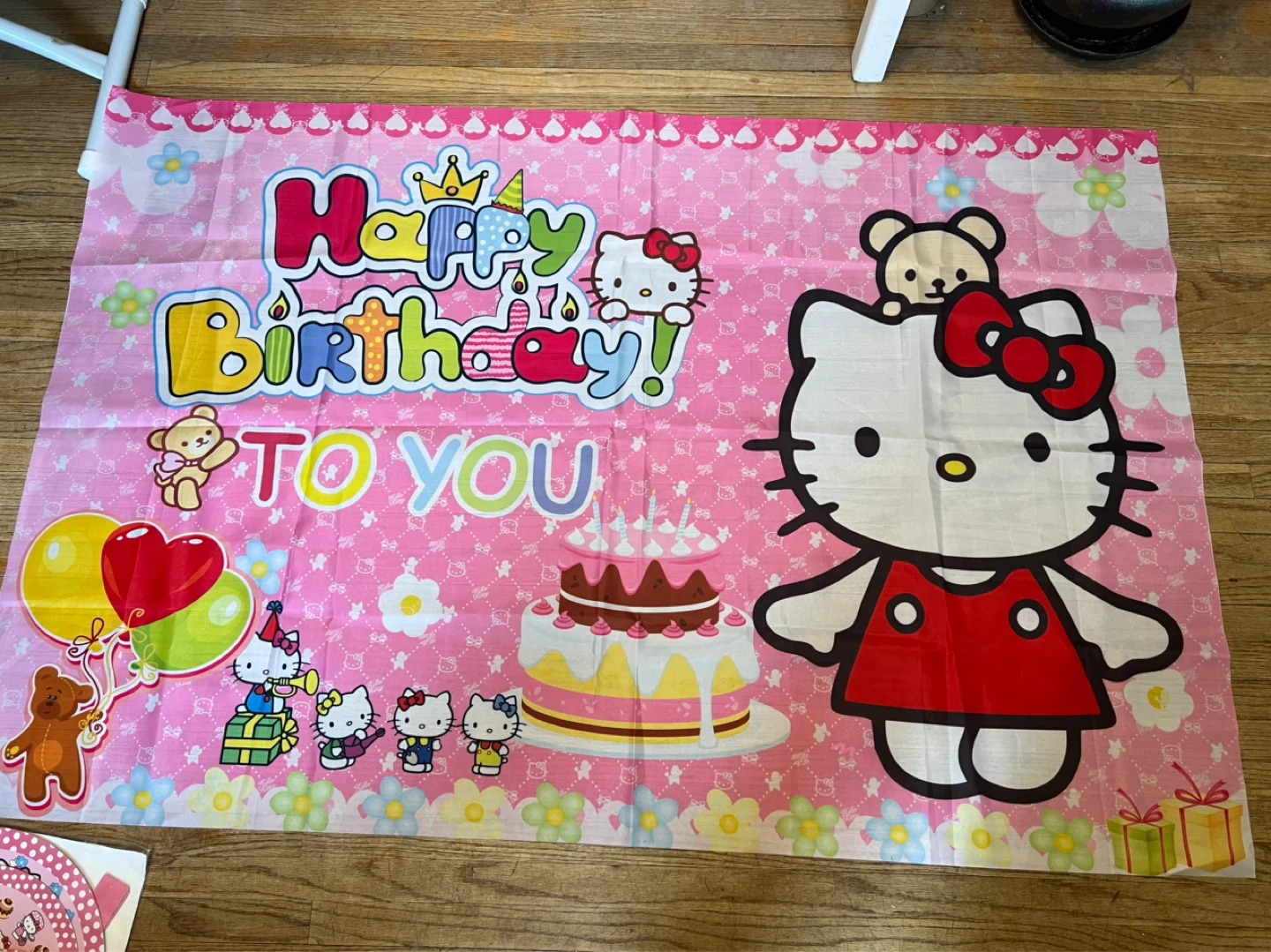 Hello Kitty Birthday Party Decor Set