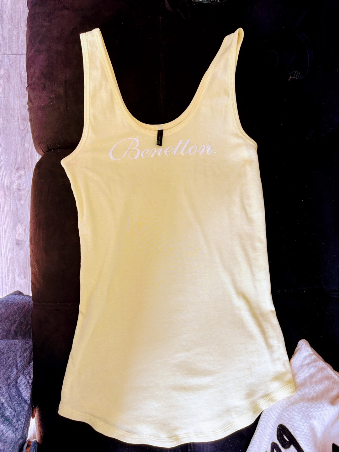 Benetton Yellow Tank Top