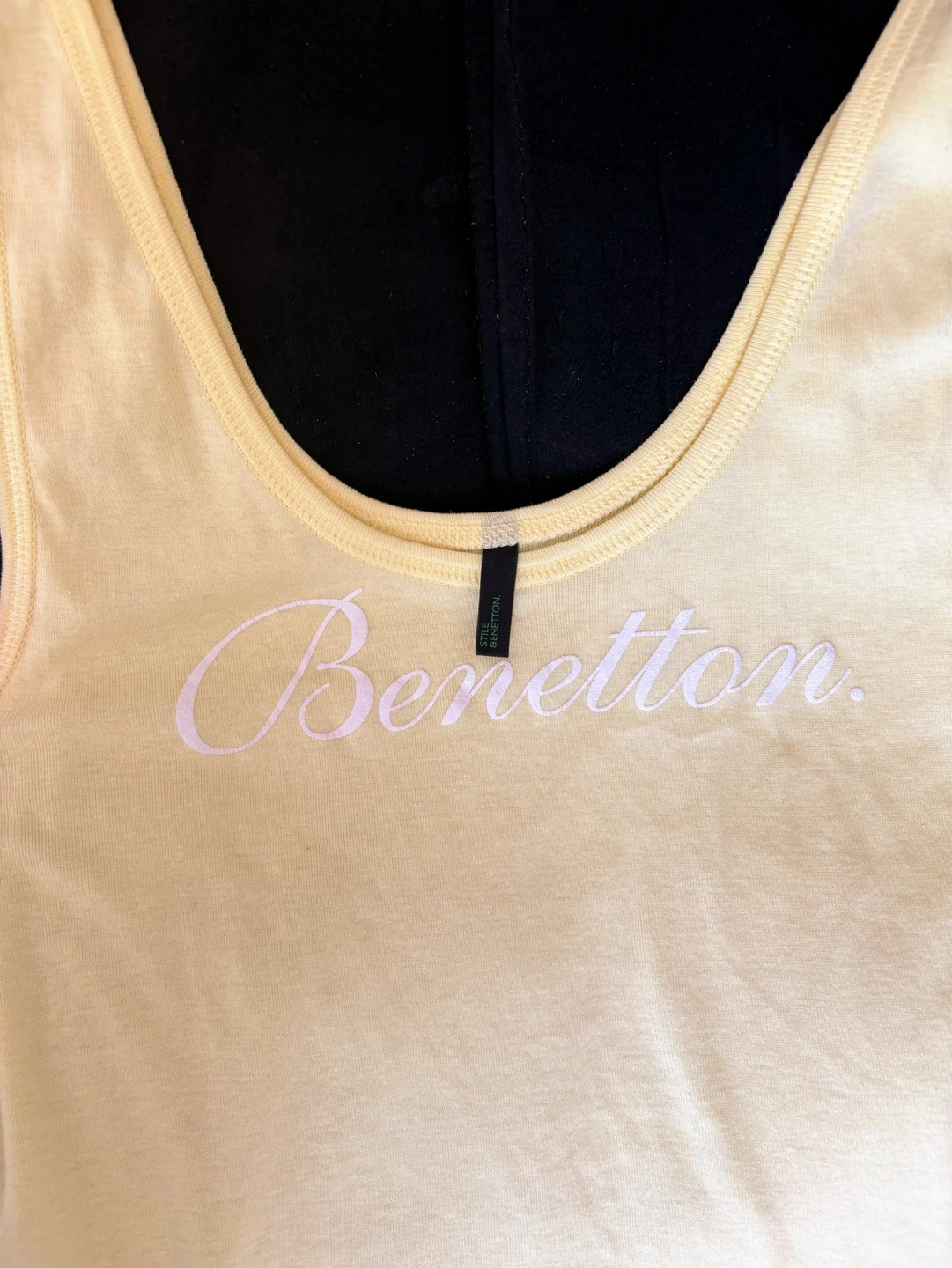 Benetton Yellow Tank Top - photo 2