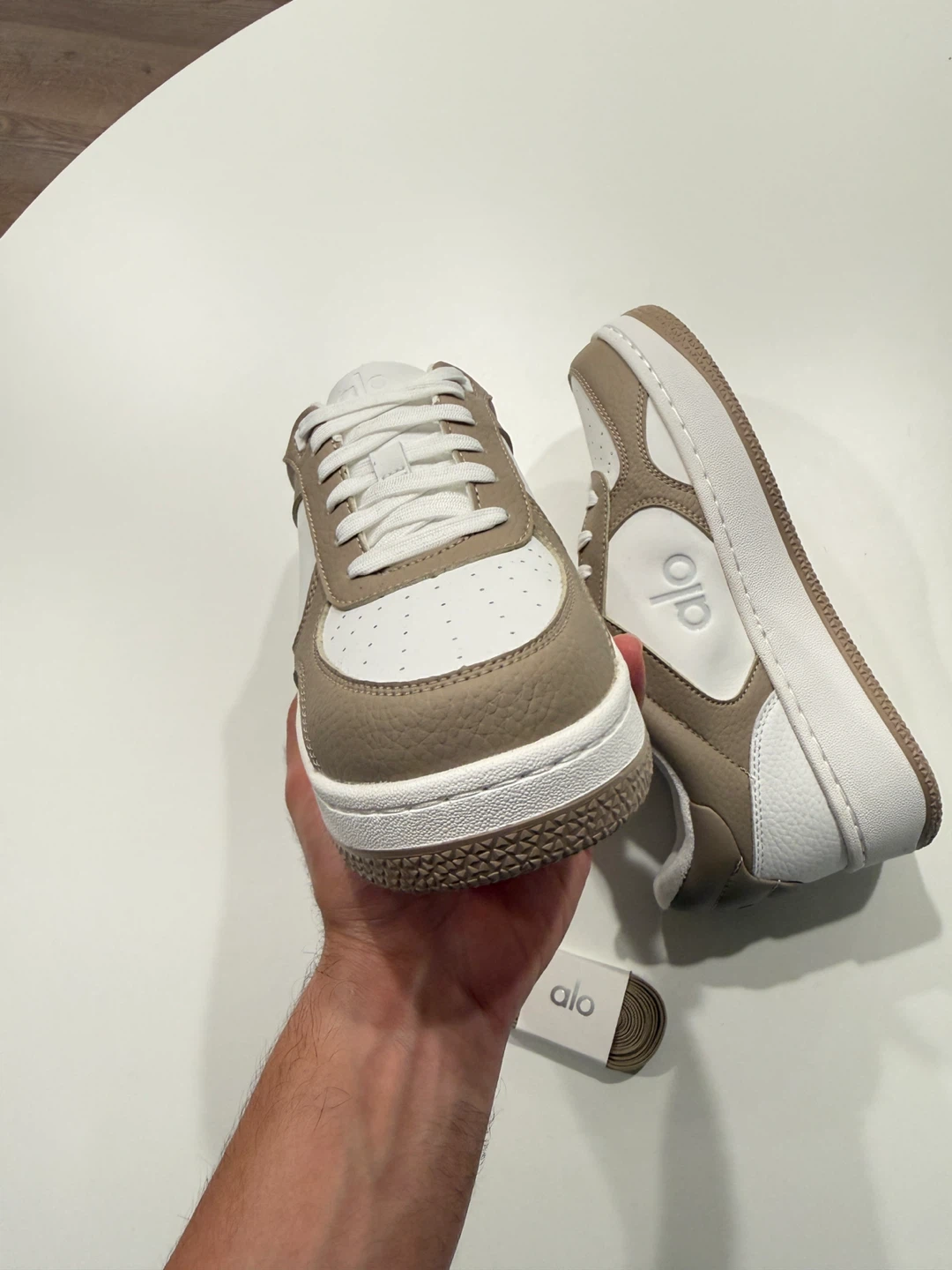 ALO Yoga Sneakers - Brown & White - photo 5