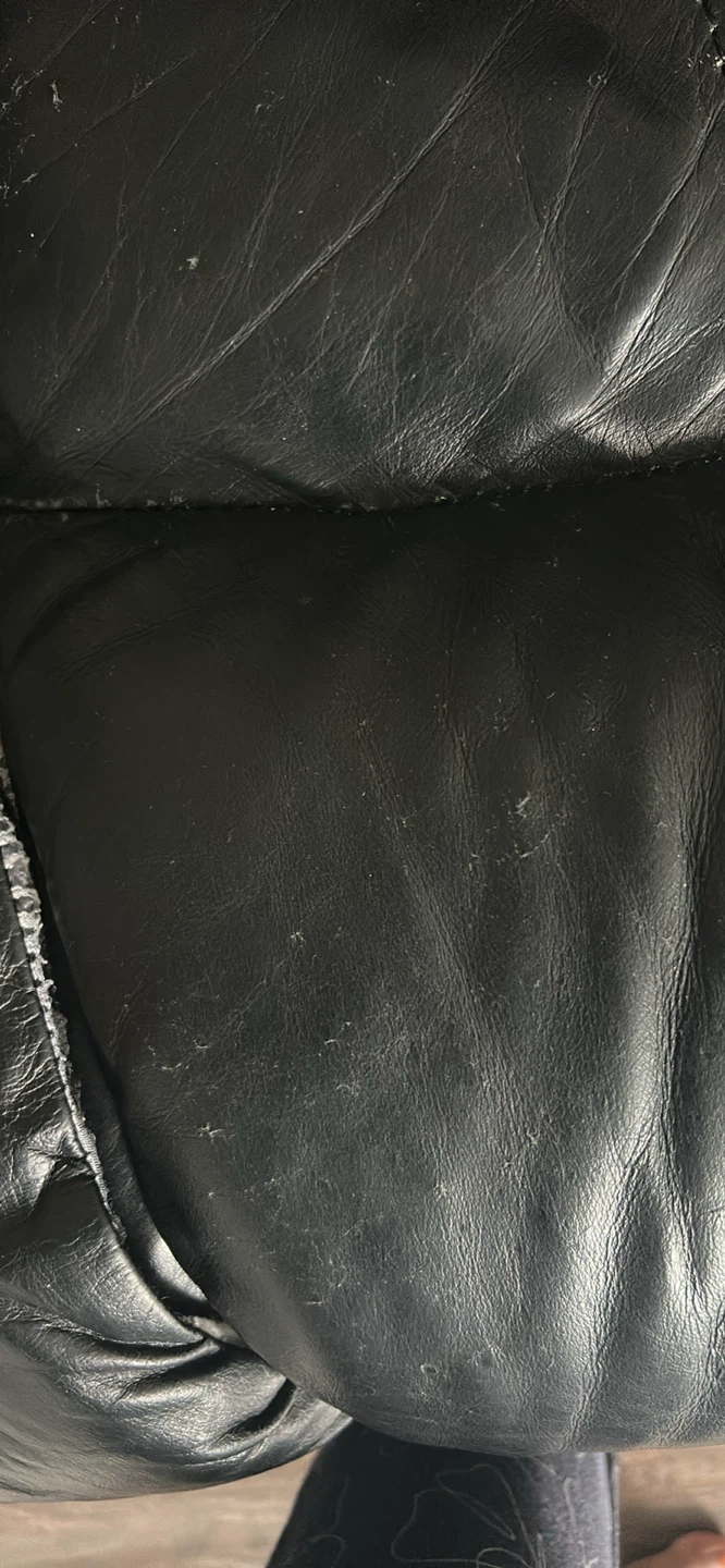 Black Leather Recliner Sofa Set - photo 3
