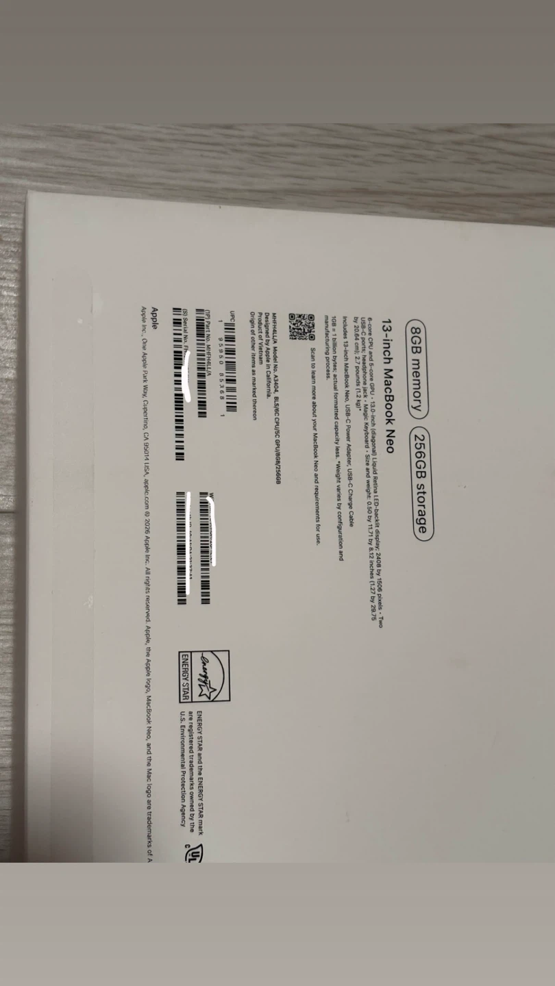 Apple MacBook Air 13-inch Neo 8GB Memory 256GB Storage (blush) - photo 4
